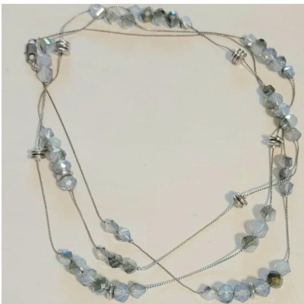 Long Crystal Necklace